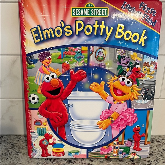 Sesame Street Elmo's Potty Book with Red and Yellow Characters - Picture 1 of 13